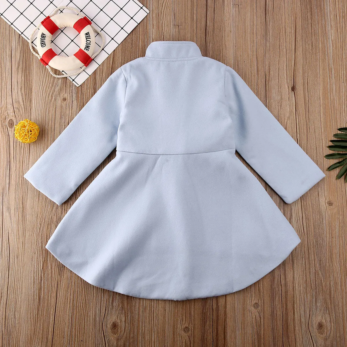 BABY BLUE ROYAL PEACOAT
