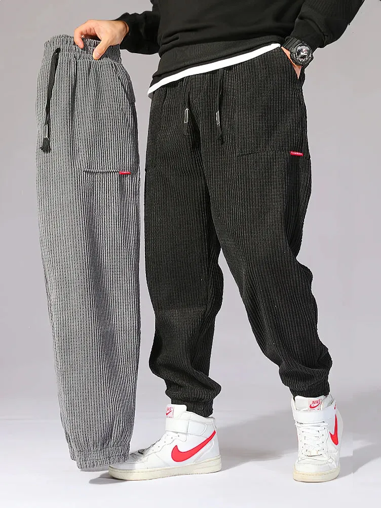 Baggy Corduroy Casual Sweatpants