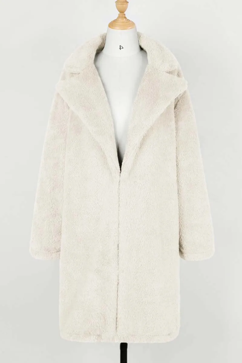 Chicindress Lapel Cardigan Long Winter Coat(3 Colors)