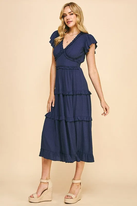 Effortlessly Lovely Tiered Ruffle Dress
