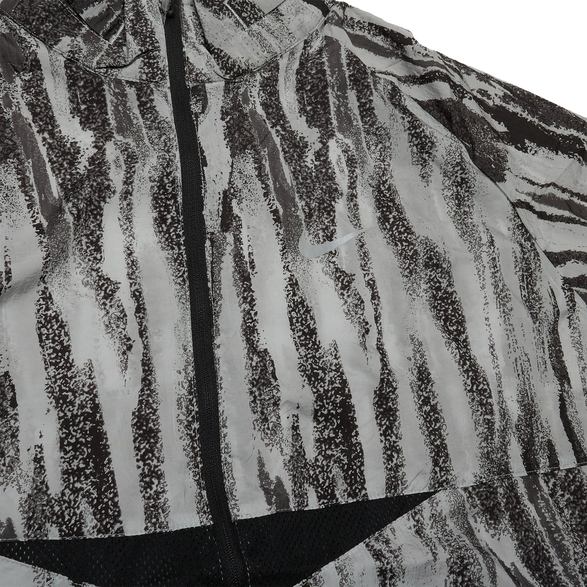 Nike Running Wild Run Zebra Print Grey Windrunner