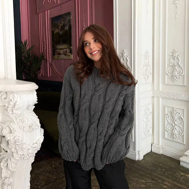 Oversized Loose Fit Knit Cardigan
