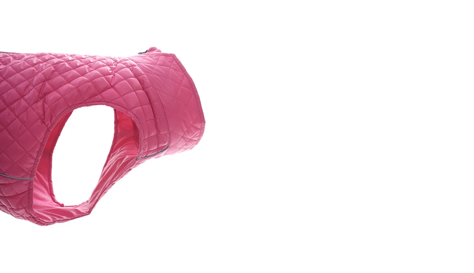 Pink Dog Quilted Jacket - Flat