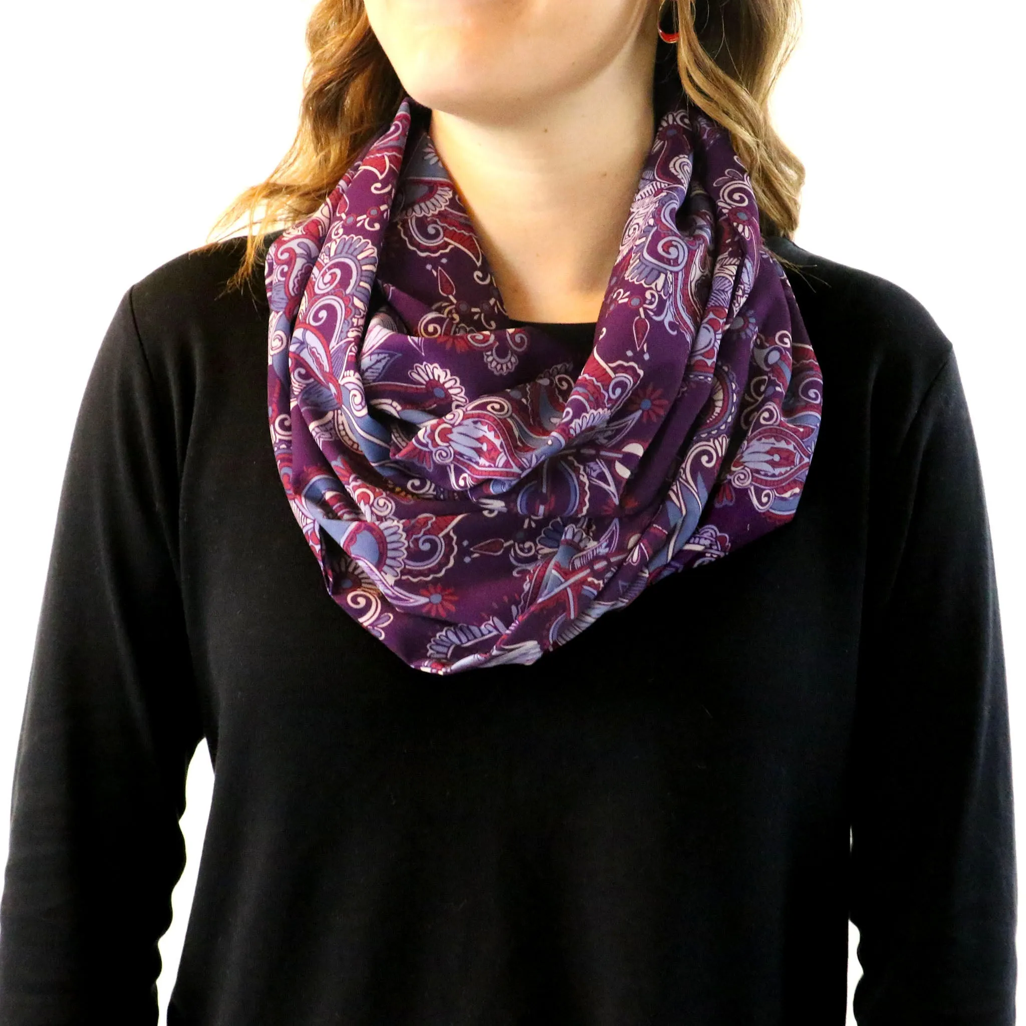 Prestige Paisley Infinity Scarf
