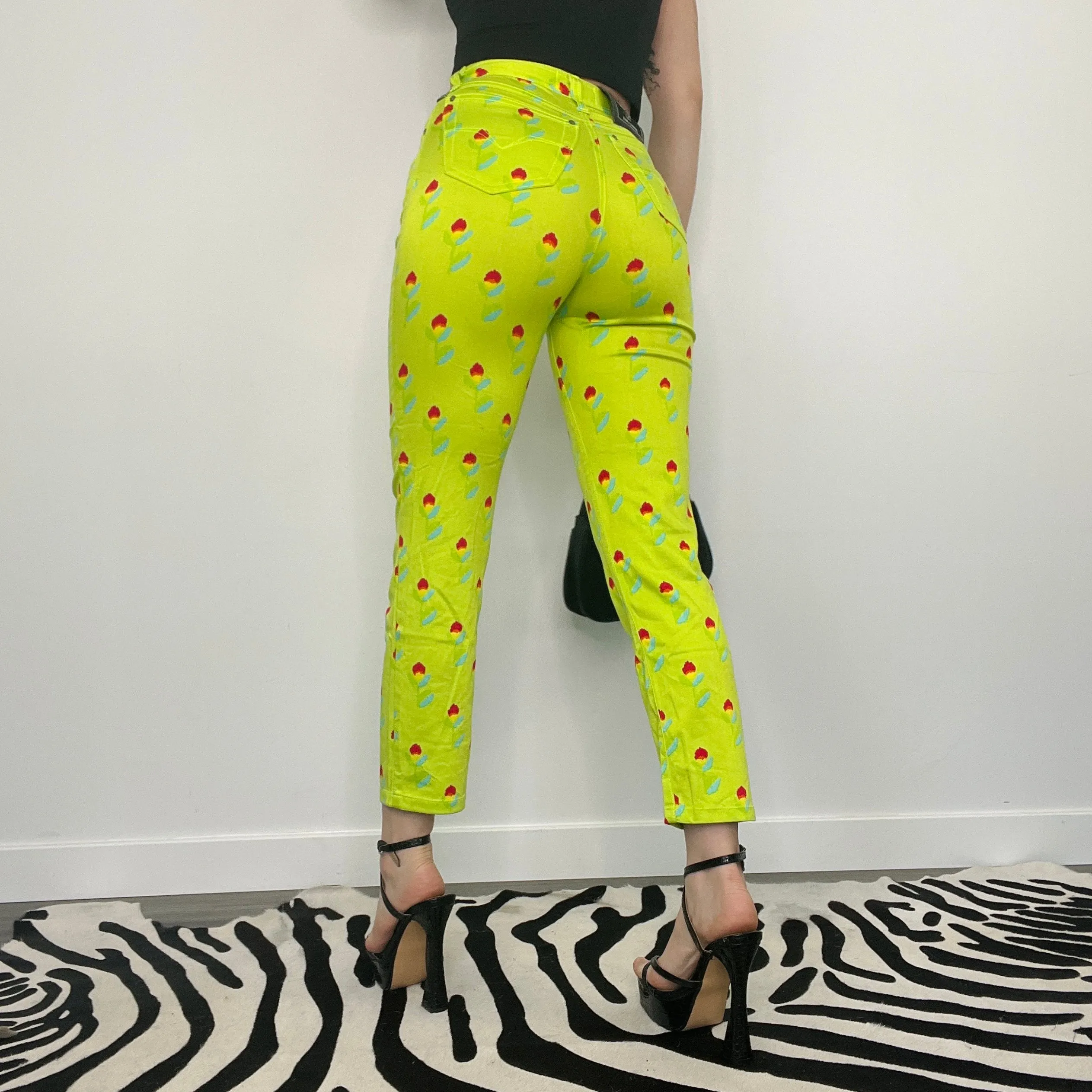 Versace Vintage Floral Pants