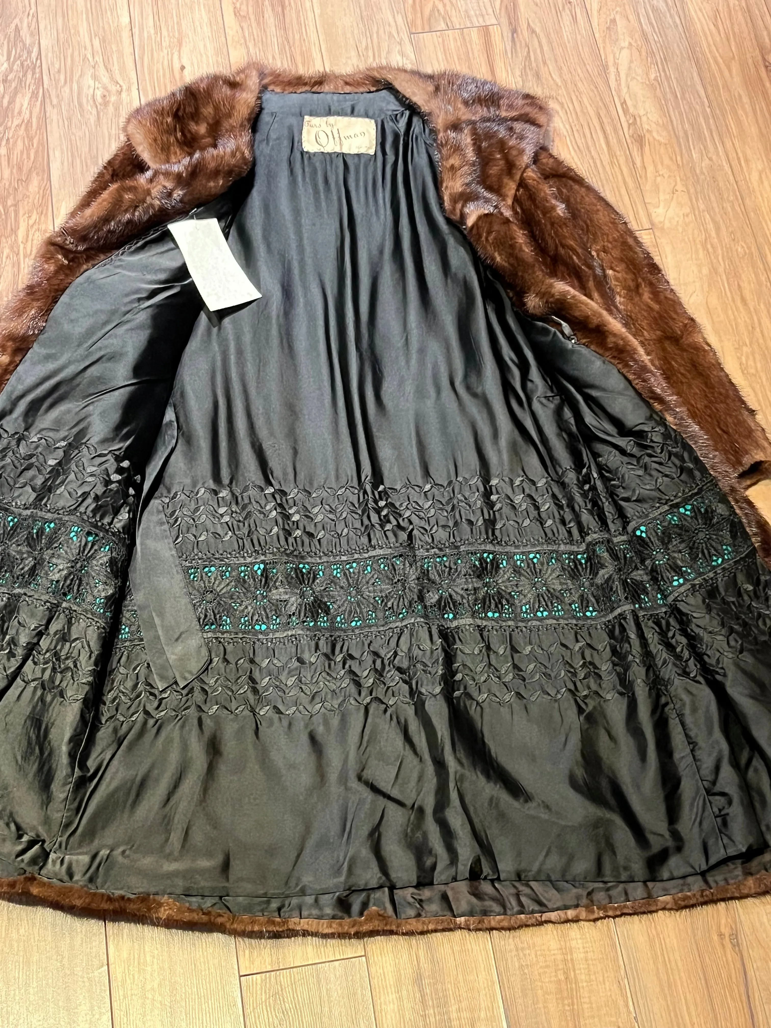 Vintage Furs by Offman Brown Fur Coat, Made in Canada, Size 10