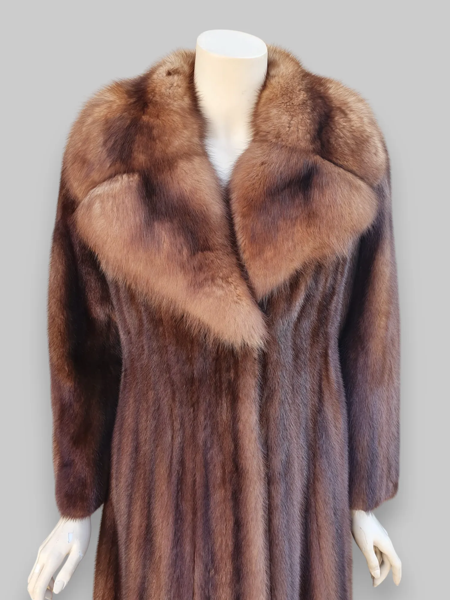 Vintage Lunaraine Mink w/ Sable Collar Coat -Medium