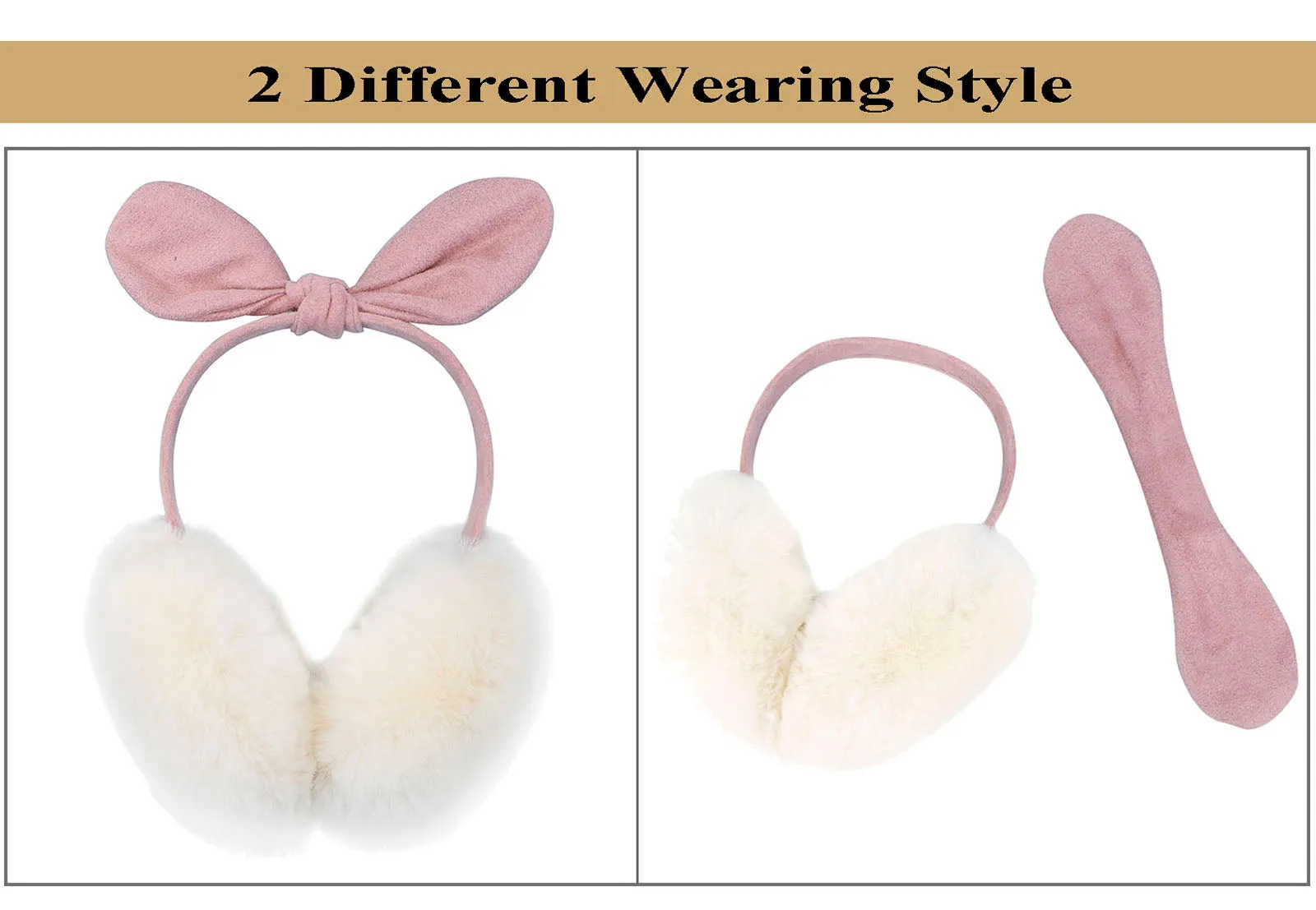 Women's Winter Warm Ear Warmers Outdoor Earmuffs